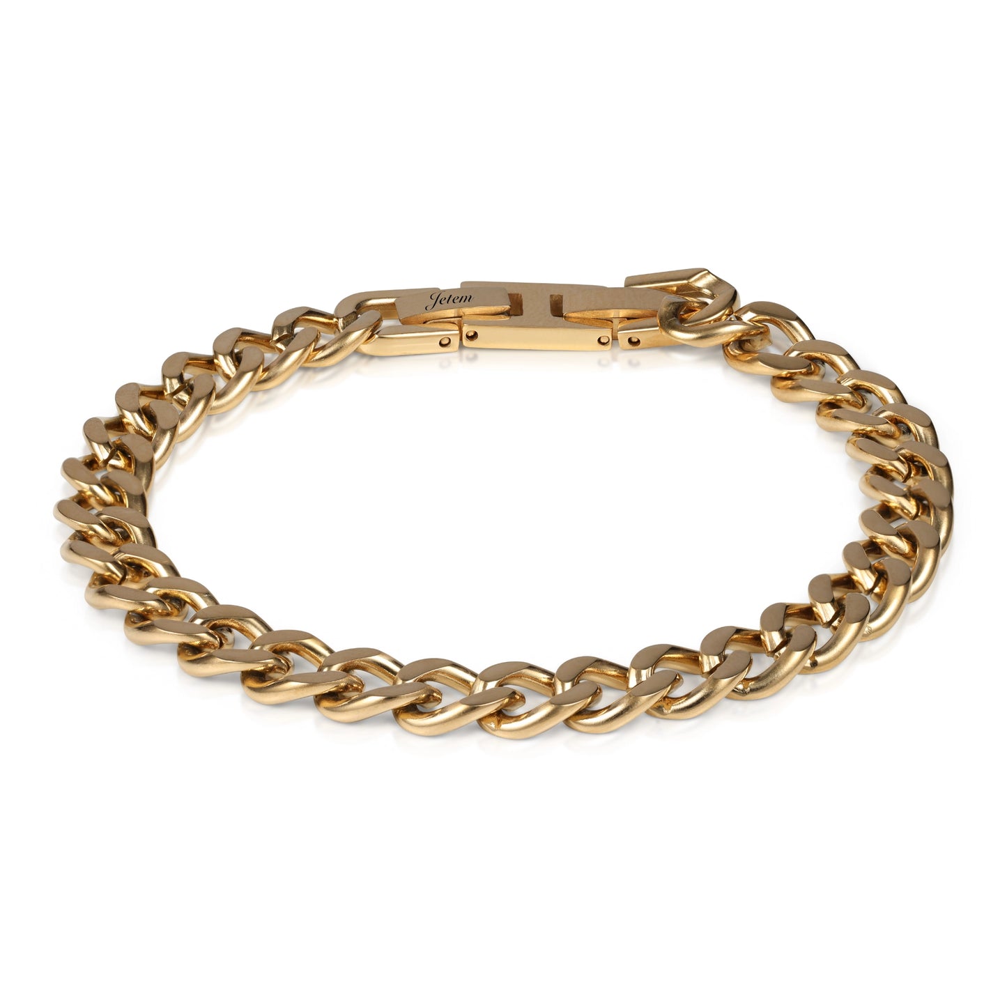 צמיד JETEM לגבר סטיל חוליות גורמט 8 מ"מ בעיצוב אלגנטי ויוקרתי