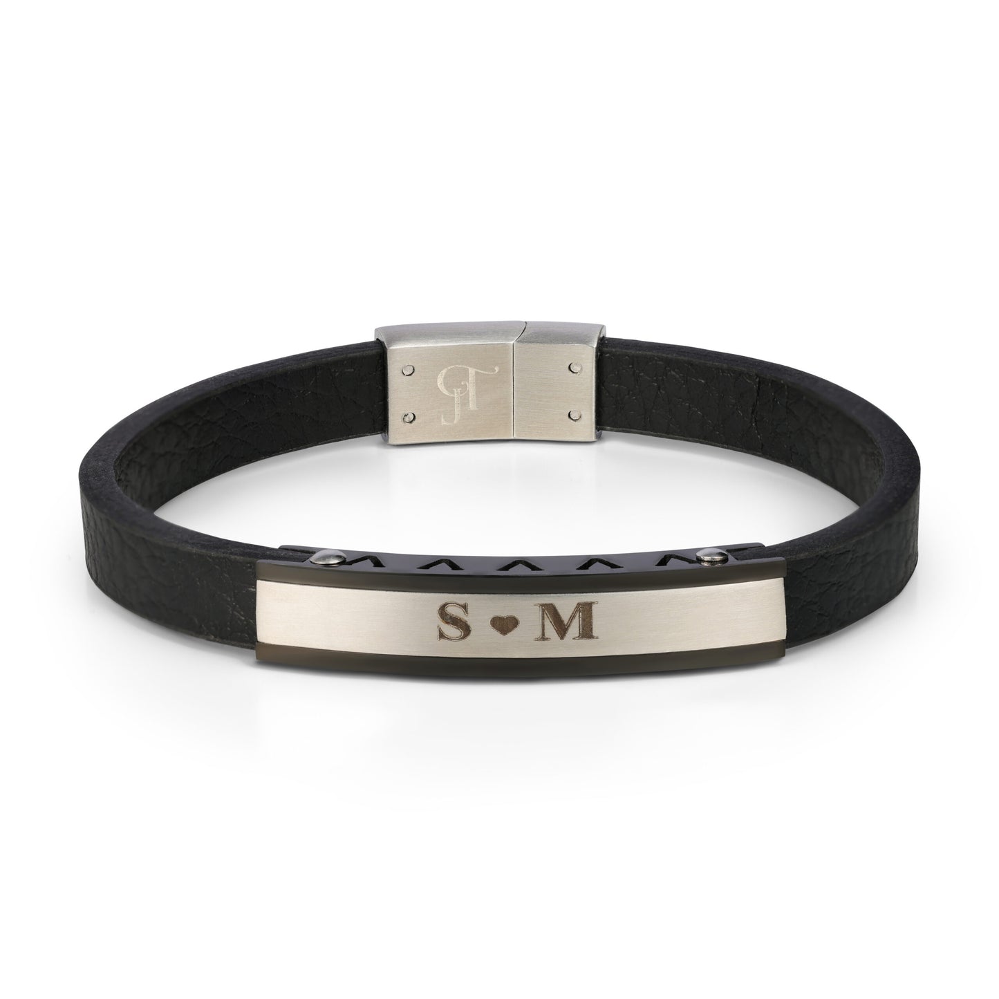 צמיד  עור לגבר   "LIAM"