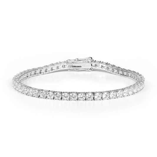 צמיד כסף טניס 3 מ"מ