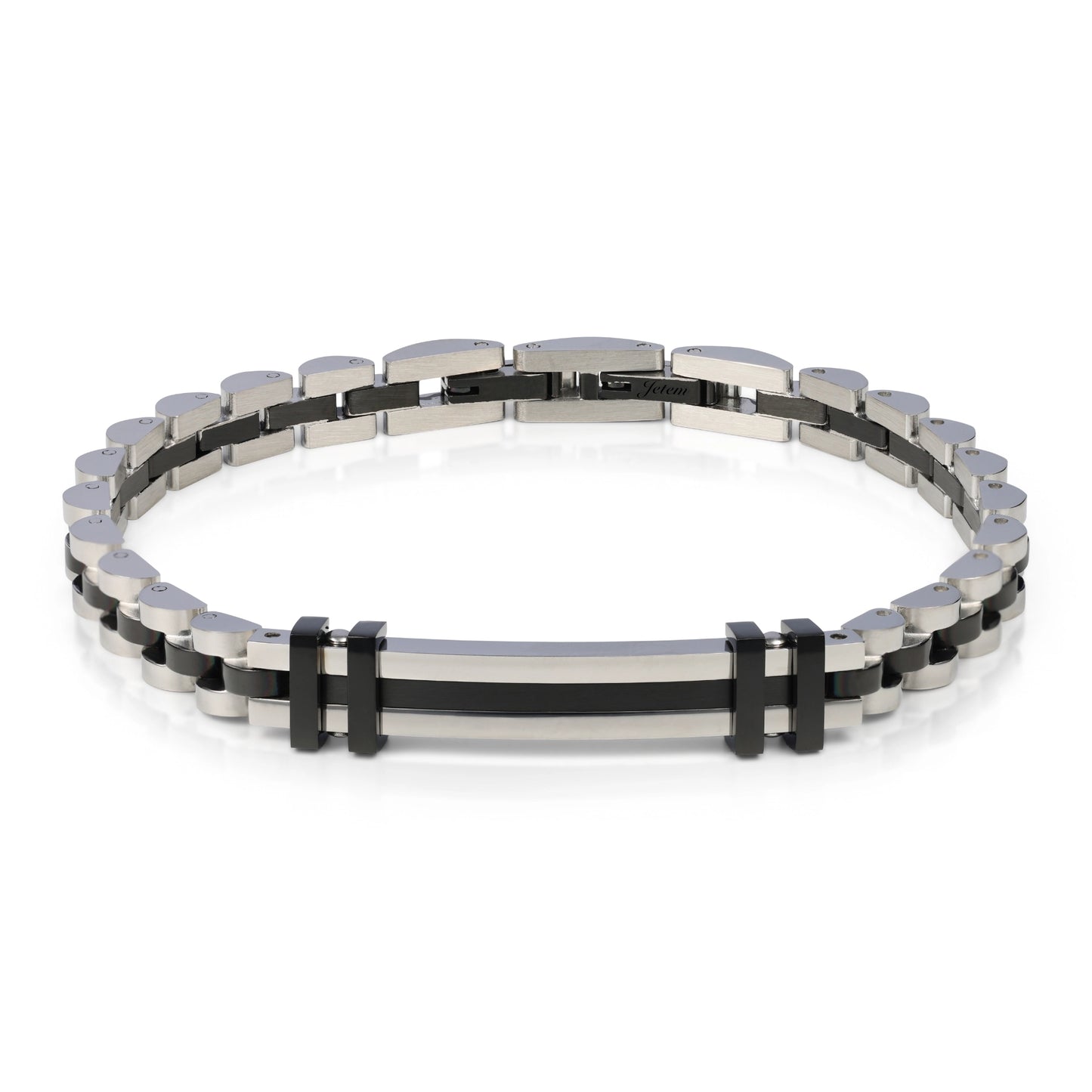 צמיד לגבר "אדם" מבית JETEM פלדת על חלד